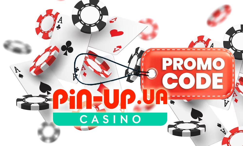 Бірка промокоду з лого казино Pin-Up